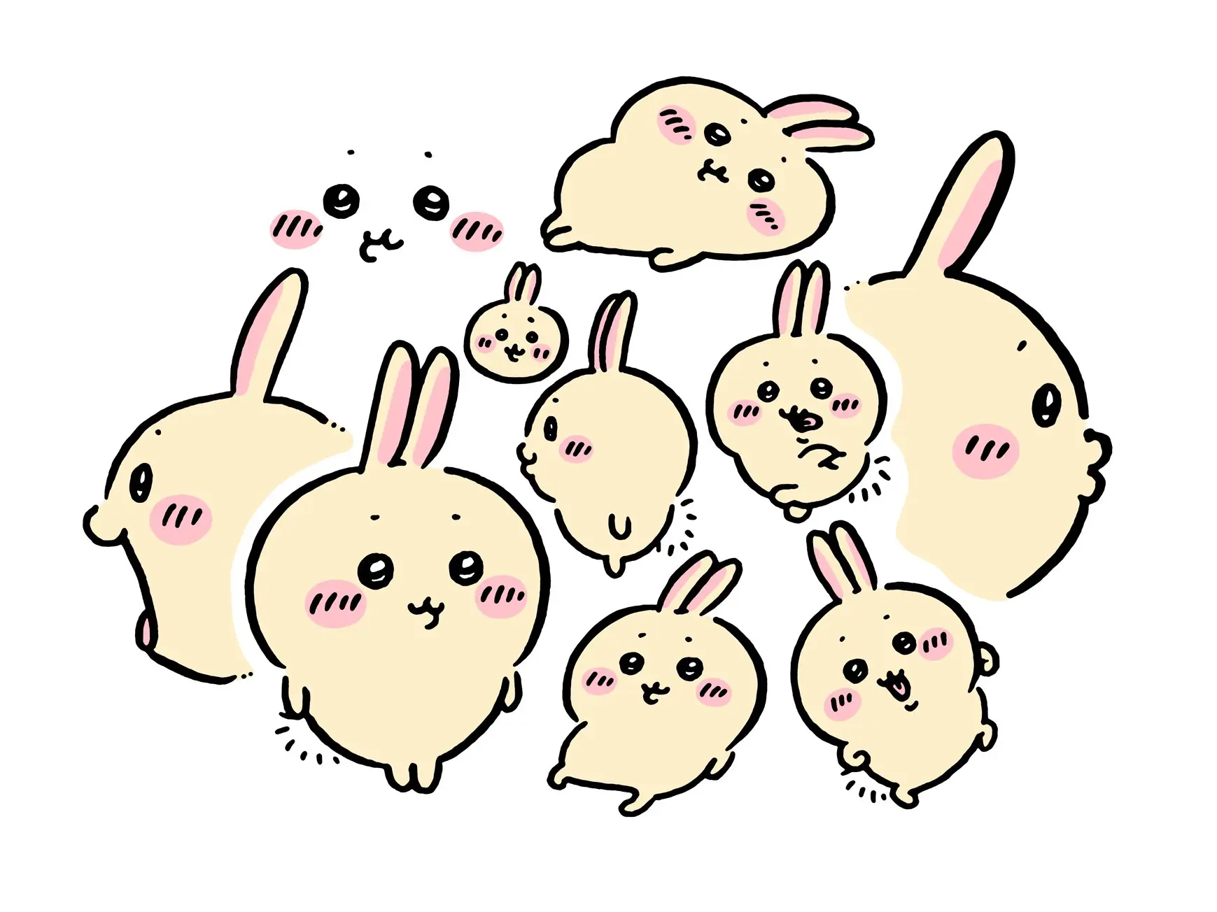 ハチワレ ちいかわ うさぎ