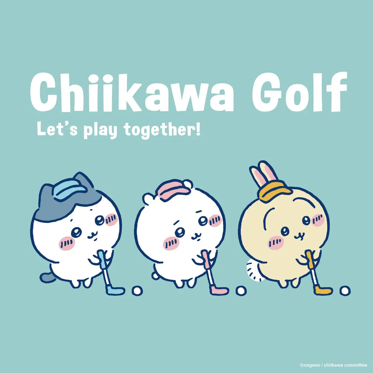 ちいかわのゴルフグッズが新登場！ちいかわ、ハチワレ、うさぎの