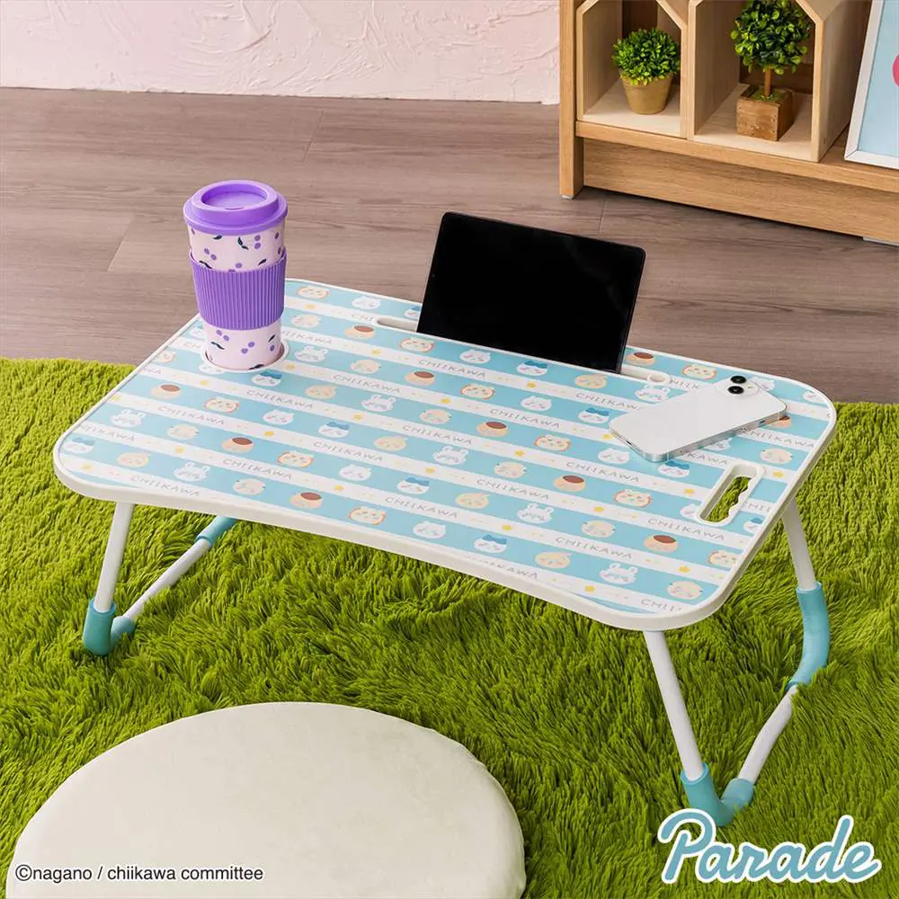 スマホやタブレットがすっぽり！ちいかわ折りたたみテーブルがプライズ