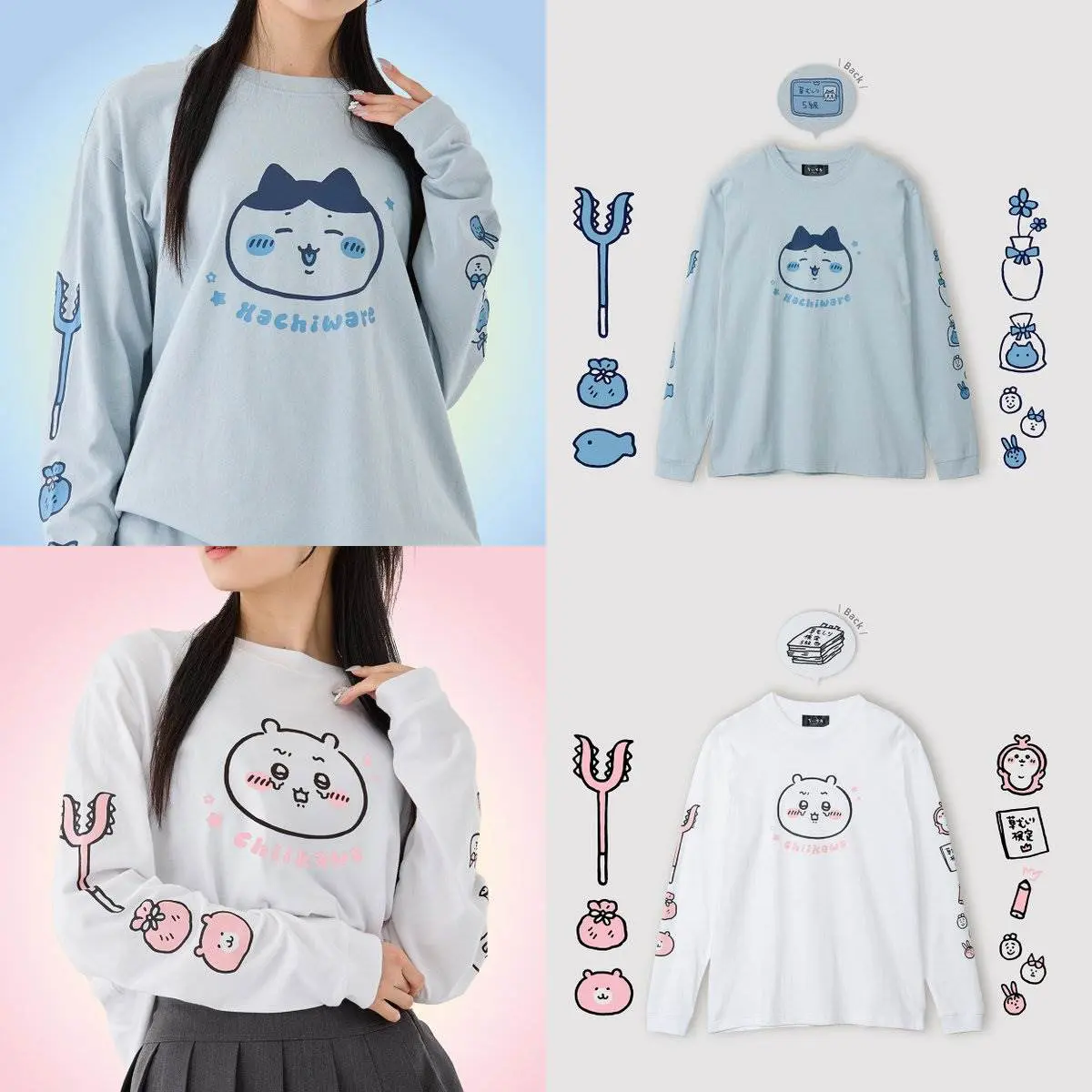 おかおプリントがめちゃキュート！コーデの主役になれるちいかわたちの