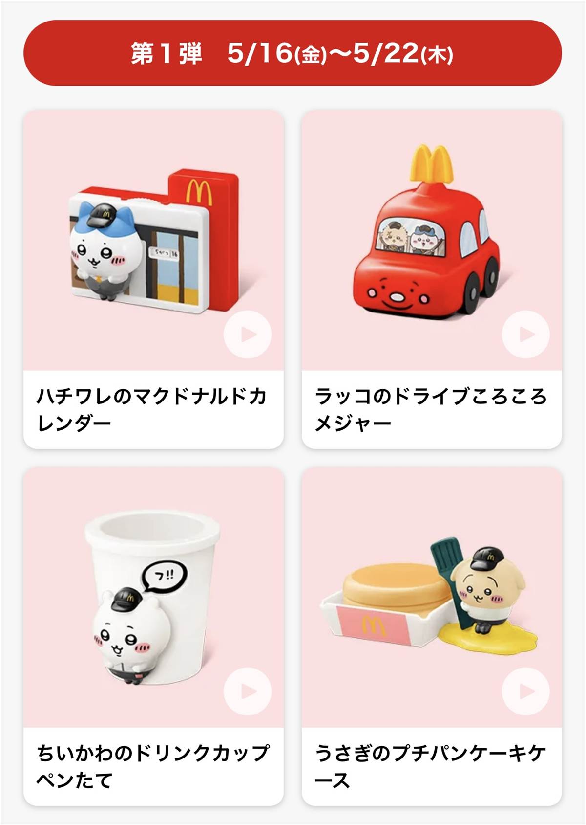 ちいかわハッピーセット