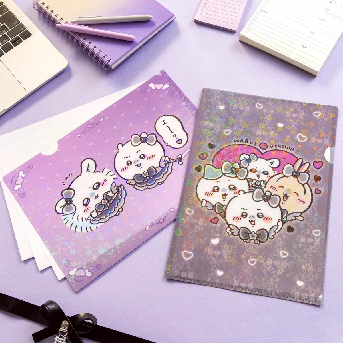 ❶ちいかわ クリアファイル ステッカー ポストカードなど まとめ売り まじかるちいかわ クリアポストカード」 - 「まじかるちいかわ