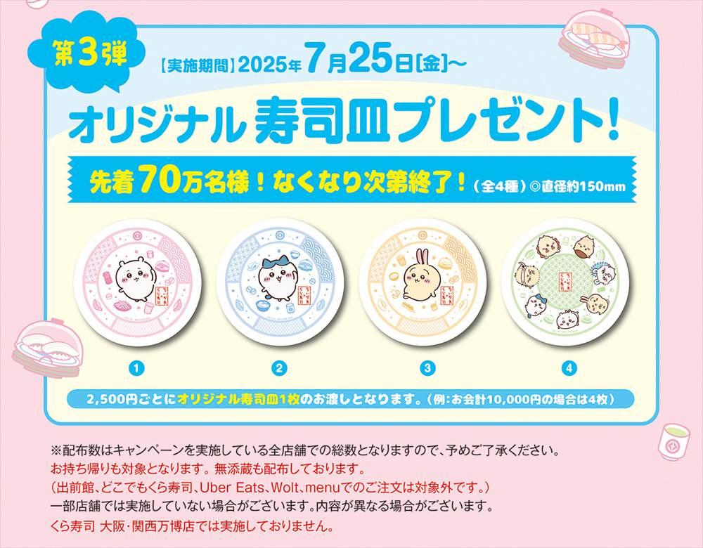 くら寿司ちいかわ