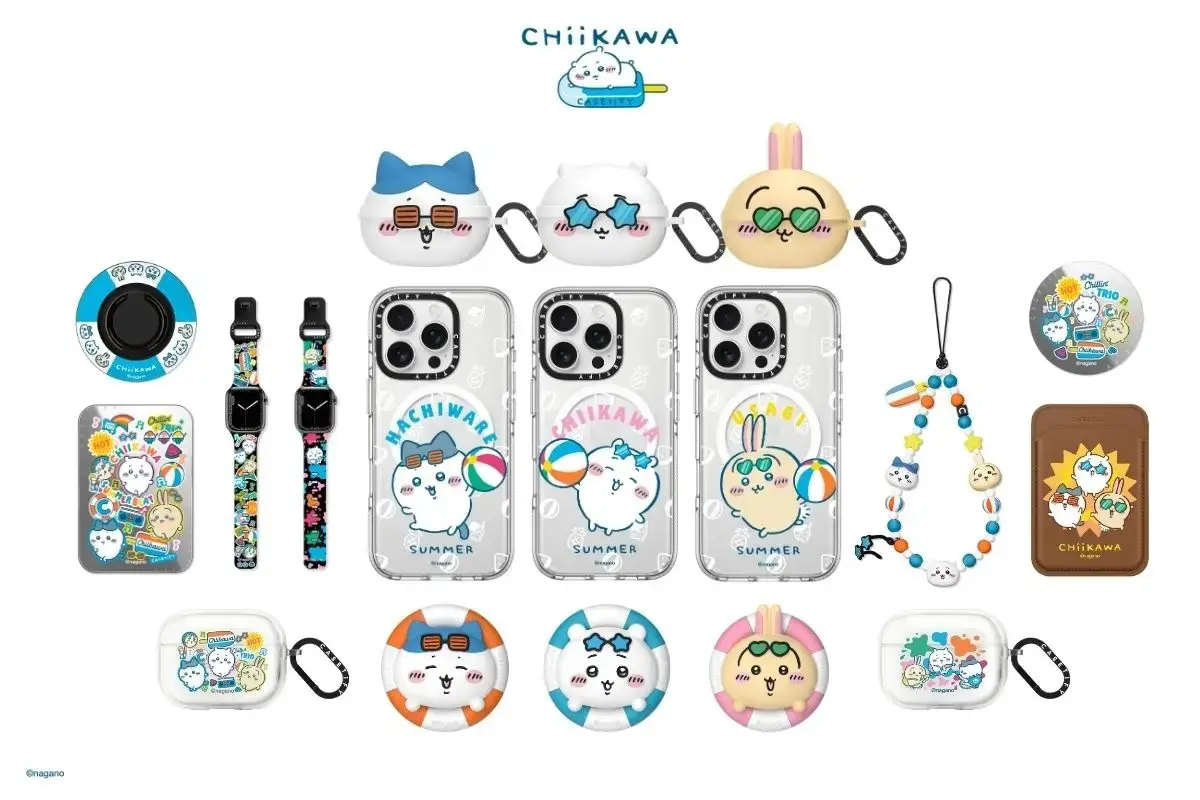 ちいかわ CASETiFY ワイヤレスイヤホンポーチ 楽天市場】【公式】 CASETiFY Chiikawa Hachiware Usagi ちいかわ