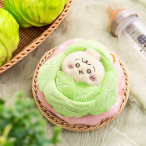 キャベツに包まれたうさぎマスコット