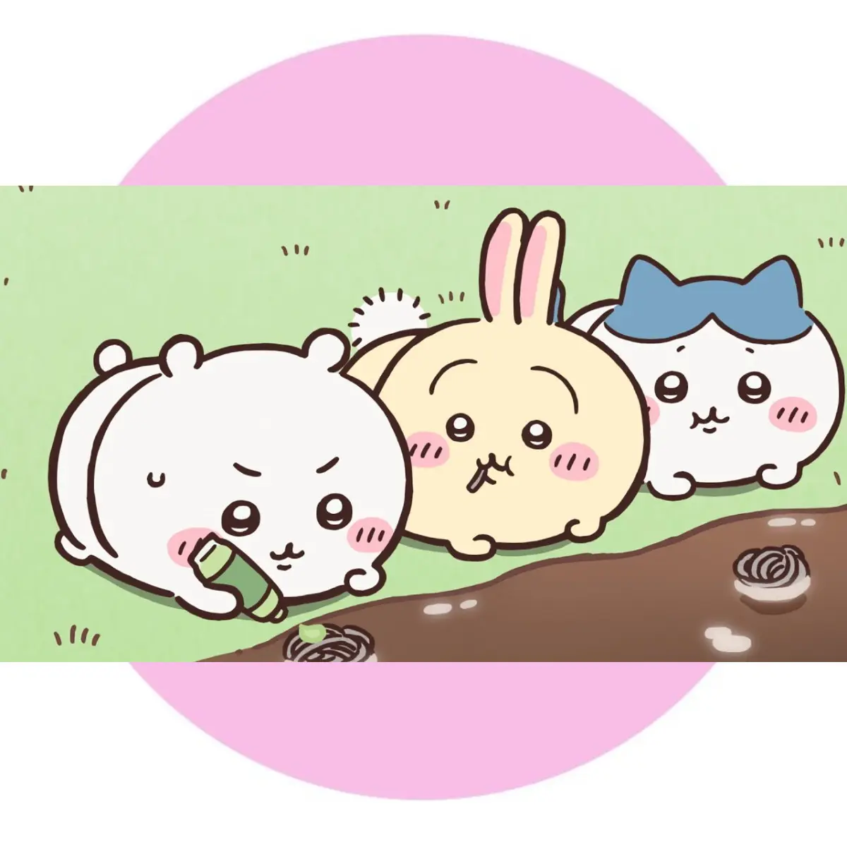 ふわふわの手触りに癒される♪ちいかわ・ハチワレ・うさぎの