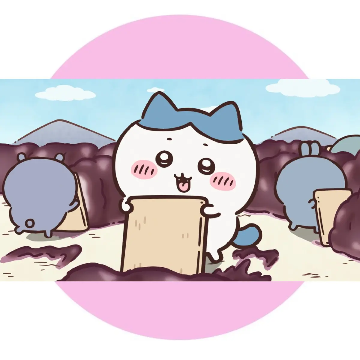 ちいかわ - ちいかわ　うさぎ　節分　フッサフサなパジャマ　イースター 新品未開封】ちいかわ フッサフッサなパジャママスコット うさぎ