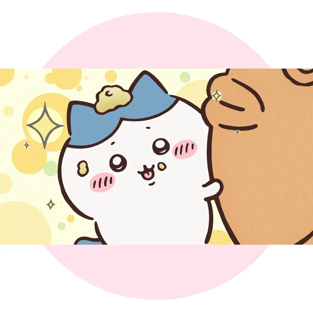 ちいかわ　フッサフサなパジャママスコット　ちいかわ、ハチワレ、うさぎセット　新品 ふわふわの手触りに癒される♪ちいかわ・ハチワレ・うさぎの