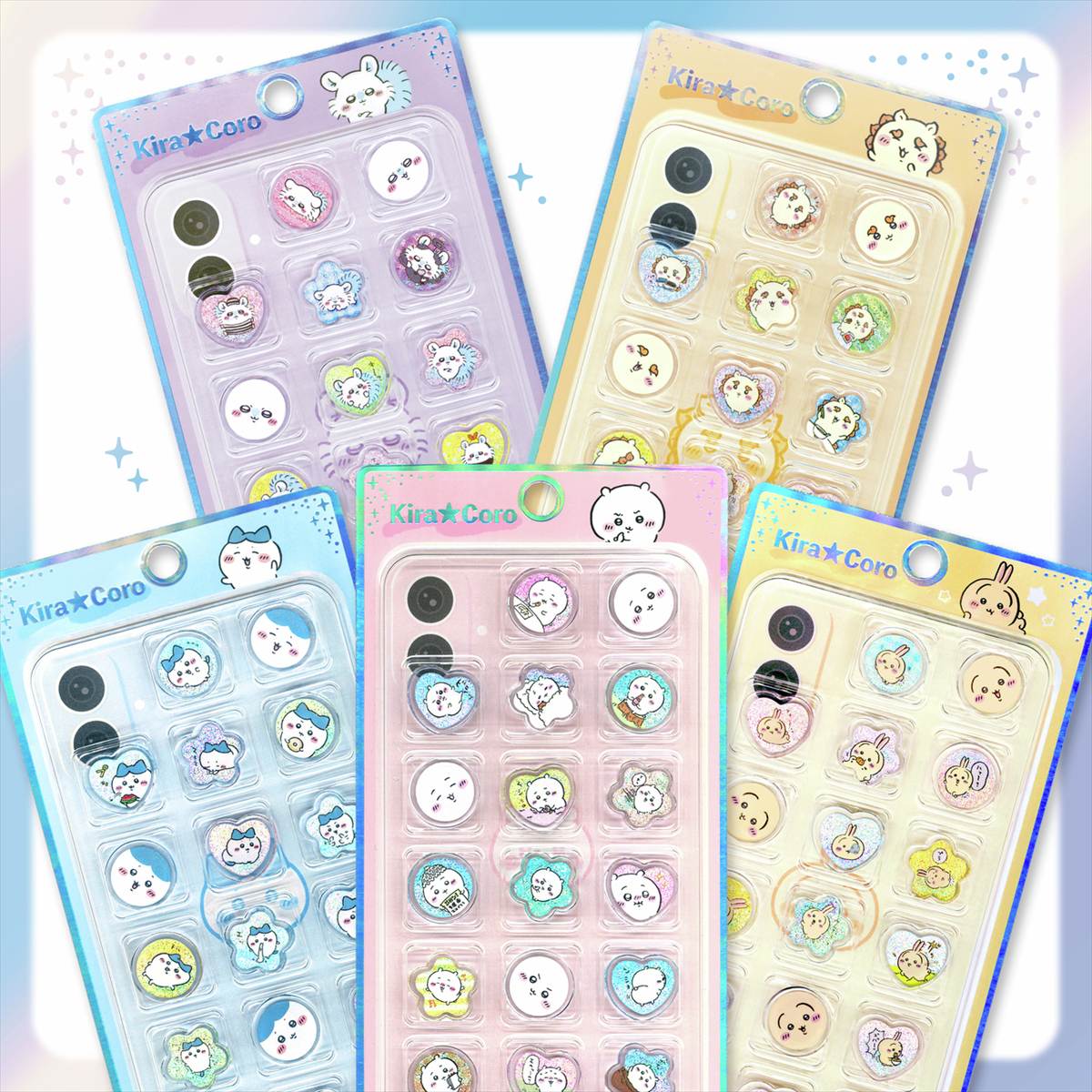 ちいかわKIRACOROおはじきシール
